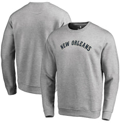 New Orleans Pelicans Wordmark Pullover Sweatshirt Heathered Gray - NBA