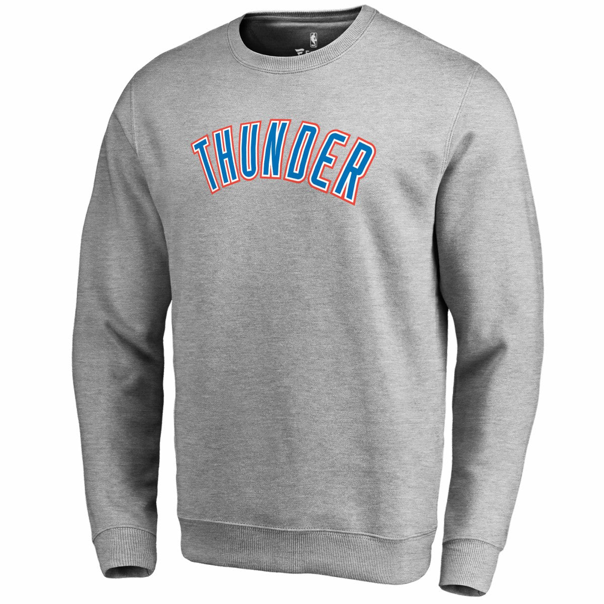 Oklahoma City Thunder Wordmark Pullover Sweatshirt Heathered Gray - NBA