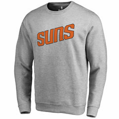Phoenix Suns Wordmark Pullover Sweatshirt Heathered Gray - NBA