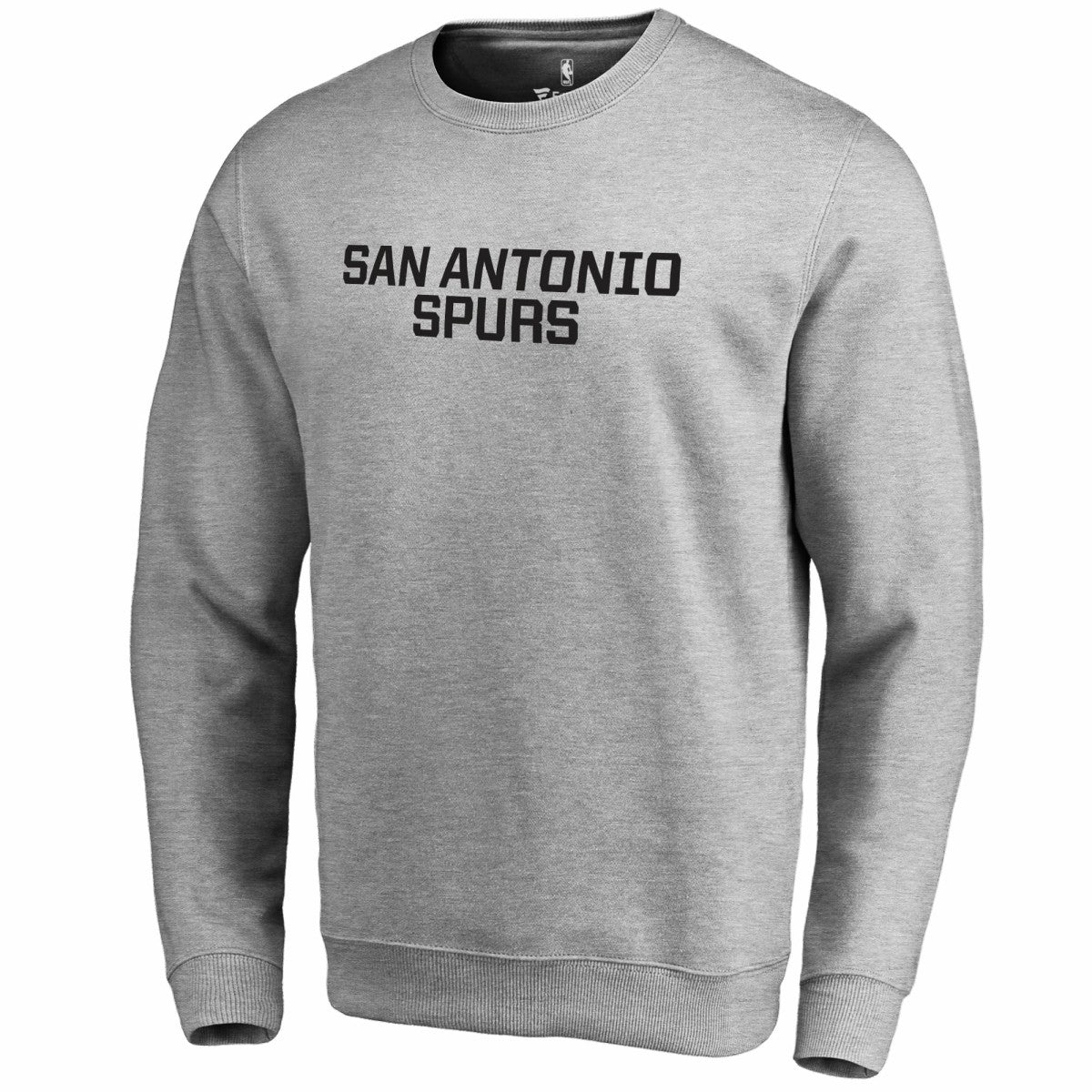 San Antonio Spurs Wordmark Pullover Sweatshirt Heathered Gray - NBA
