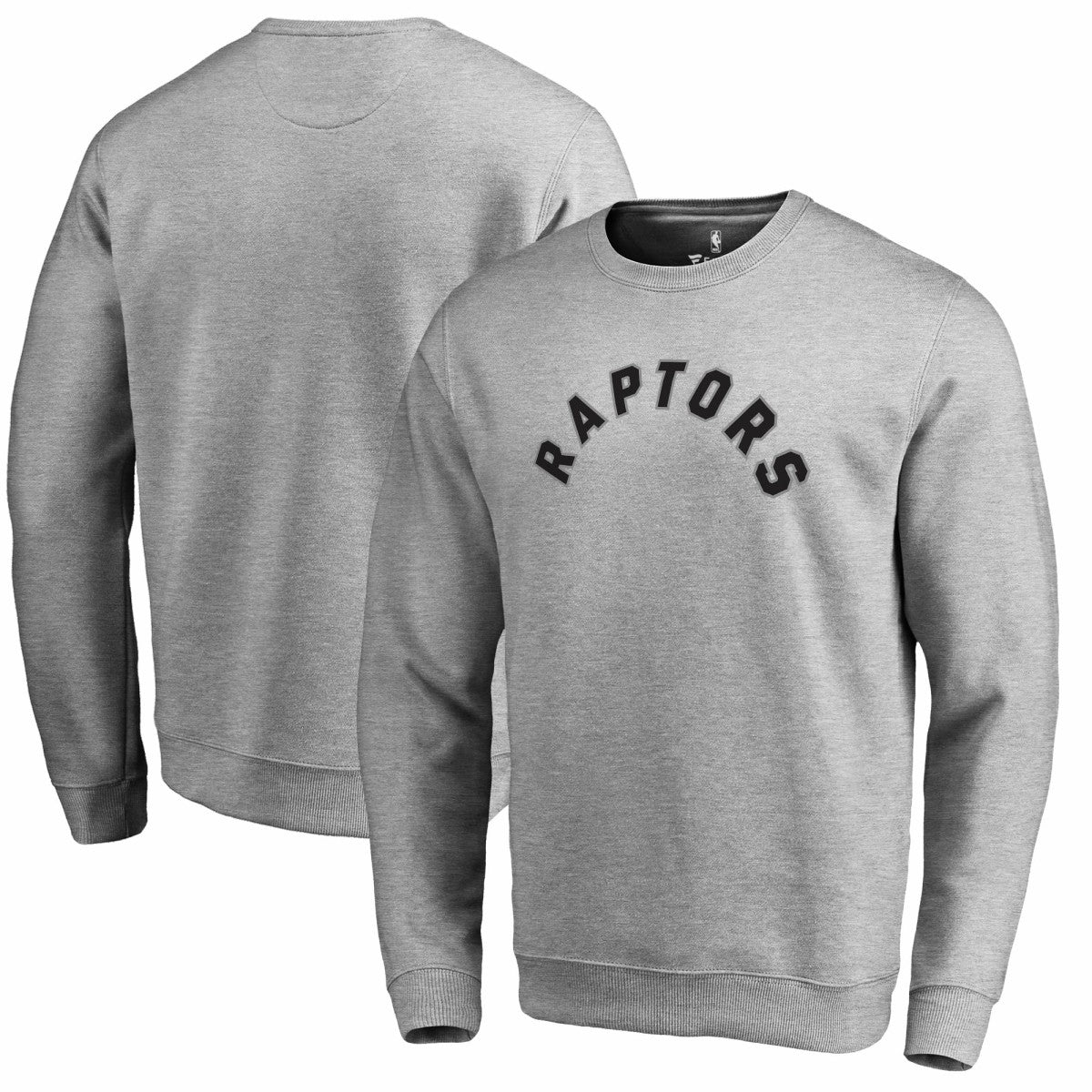 Toronto Raptors Wordmark Pullover Sweatshirt Heathered Gray - NBA