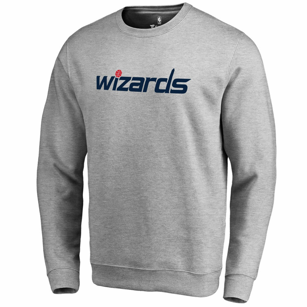 Washington Wizards Wordmark Pullover Sweatshirt Heathered Gray - NBA