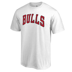 Chicago Bulls Primary Wordmark T-Shirt White - NBA