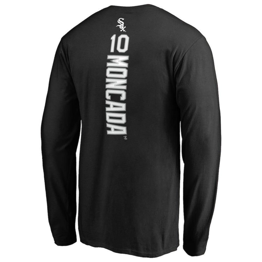 Yoan Moncada Chicago White Sox Backer Long Sleeve T-Shirt - MLB