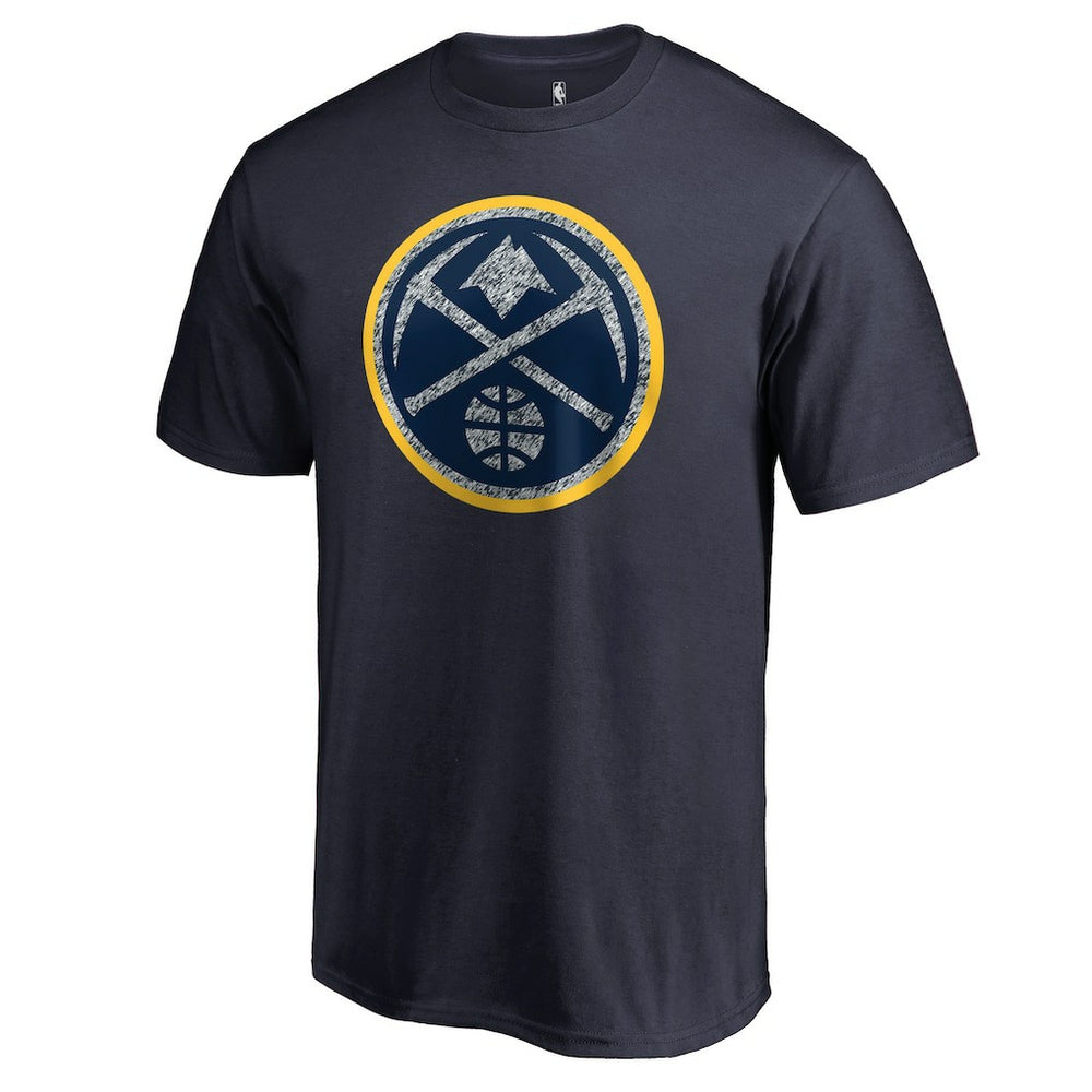 Denver Nuggets Static Logo T-Shirt Navy - NBA
