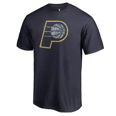 Indiana Pacers Static Logo T-Shirt Navy - NBA