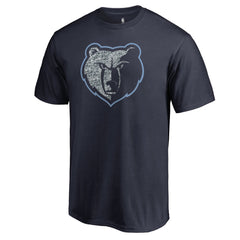 Memphis Grizzlies Static Logo T-Shirt Navy - NBA