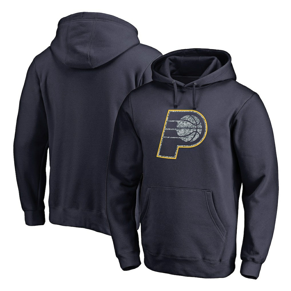 Indiana Pacers Static Logo Pullover Hoodie Navy - NBA