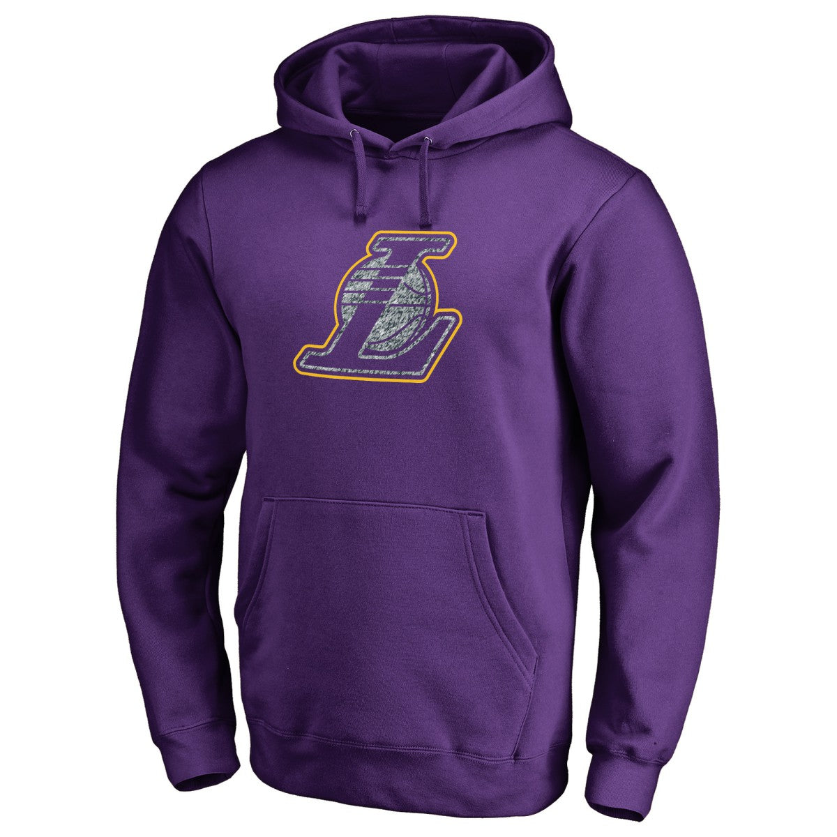 Los Angeles Lakers Static Logo Pullover Hoodie Purple - NBA