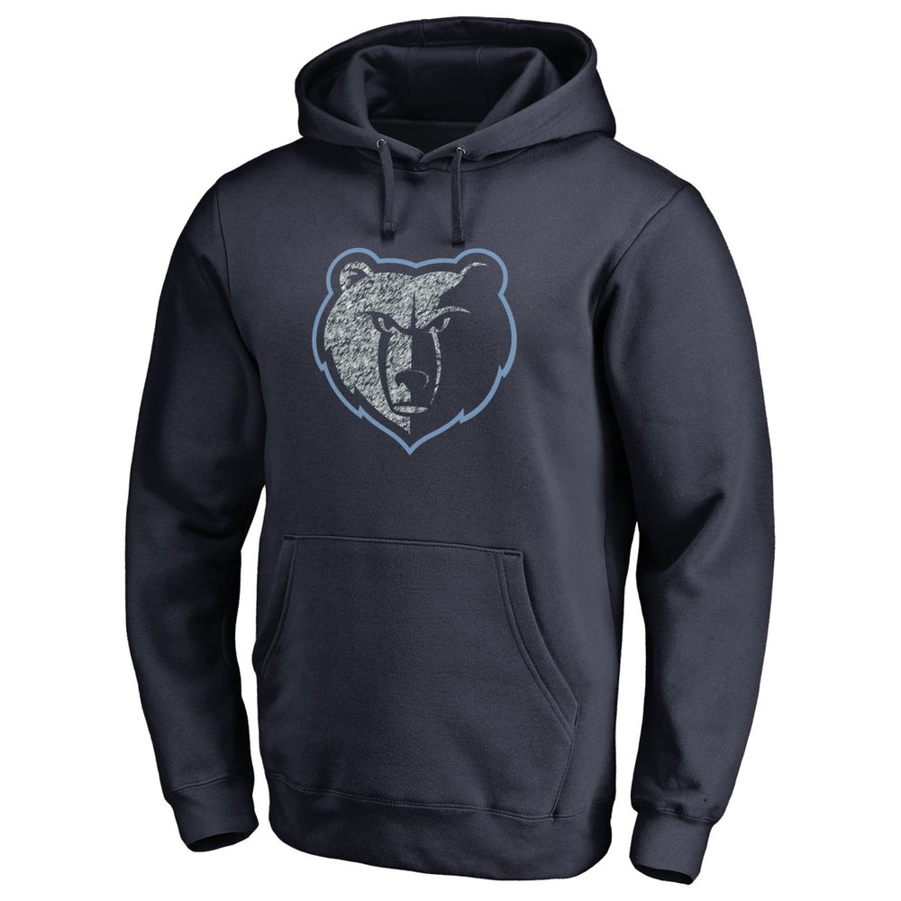 Memphis Grizzlies Static Logo Pullover Hoodie Navy - NBA
