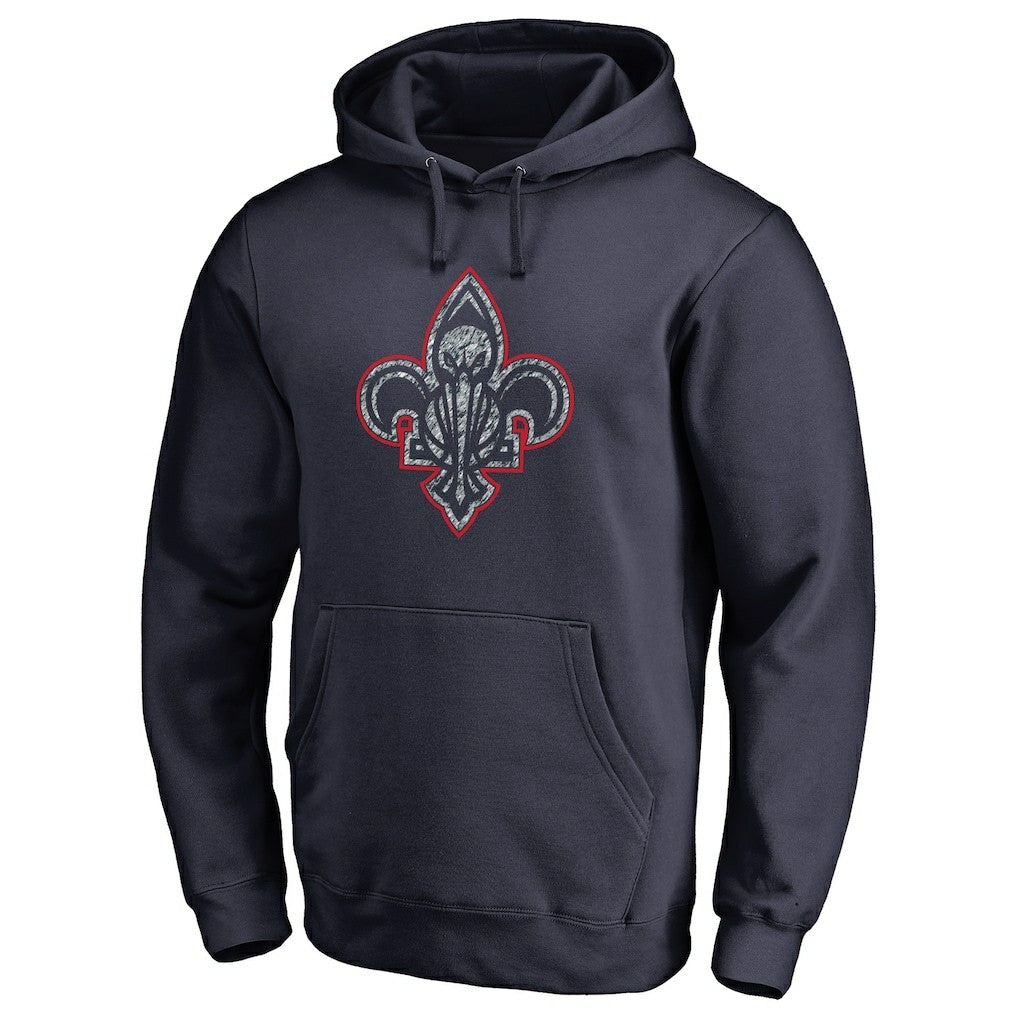 New Orleans Pelicans Static Logo Pullover Hoodie Navy - NBA