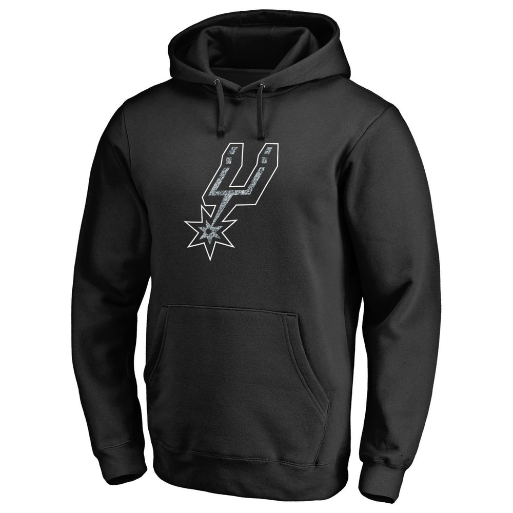 San Antonio Spurs Static Logo Pullover Hoodie Black - NBA