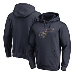 Utah Jazz Static Logo Pullover Hoodie Navy - NBA