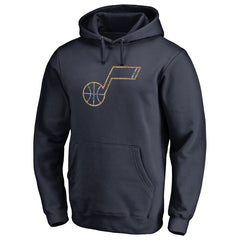 Utah Jazz Static Logo Pullover Hoodie Navy - NBA