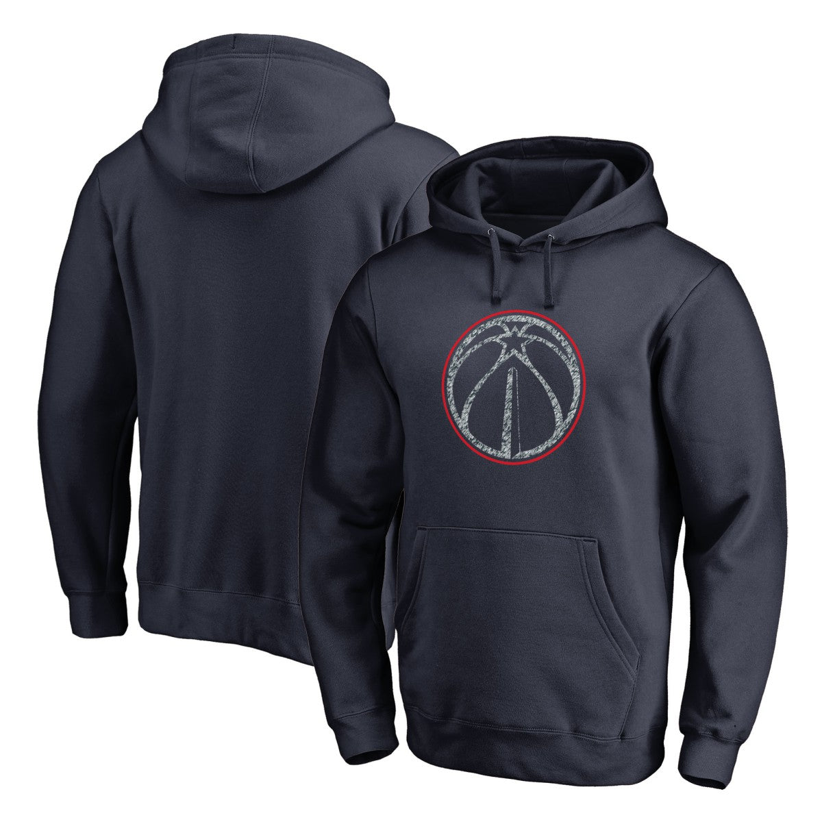 Washington Wizards Static Logo Pullover Hoodie Navy - NBA