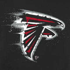 Atlanta Falcons Splatter Logo Pullover Hoodie Black | NFL