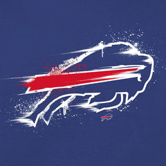 Buffalo Bills Splatter Logo Pullover Hoodie Royal | NFL