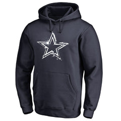 Dallas Cowboys Splatter Logo Pullover Hoodie Navy | NFL