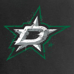 Dallas Stars Women's Splatter Logo V-Neck T-Shirt - Black - NHL