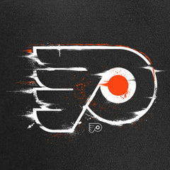 Philadelphia Flyers Splatter Logo Pullover Hoodie - Black - NHL