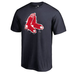 Boston Red Sox Splatter Logo T-Shirt - MLB