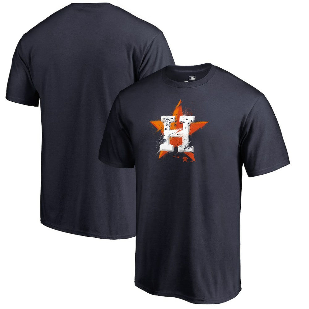 Houston Astros Splatter Logo T-Shirt - MLB