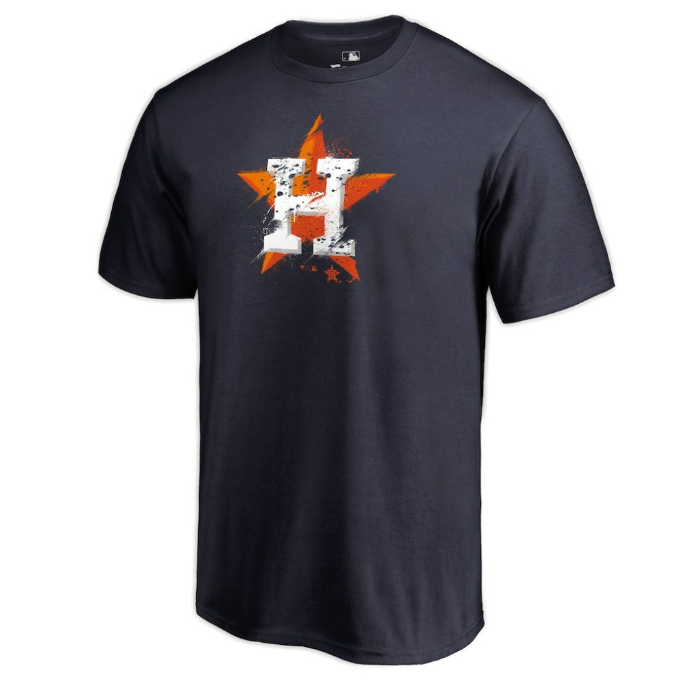 Houston Astros Splatter Logo T-Shirt - MLB