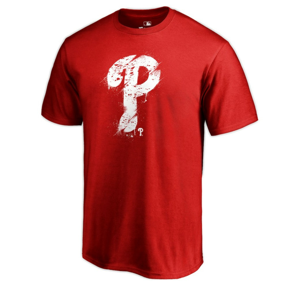 Philadelphia Phillies Splatter Logo T-Shirt - MLB