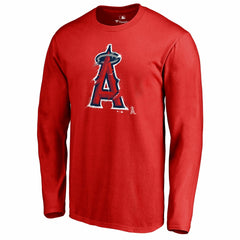 Los Angeles Angels Splatter Logo Long Sleeve T-Shirt - MLB