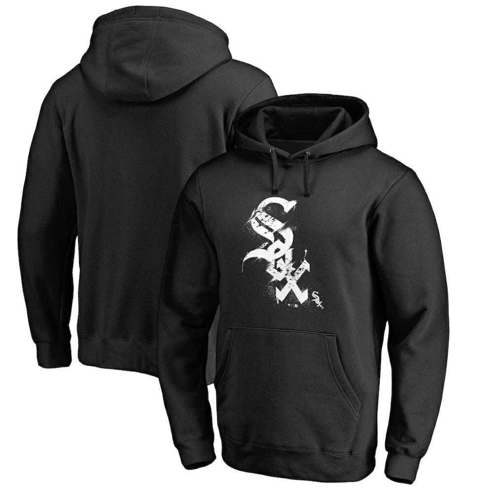 Chicago White Sox Splatter Logo Pullover Hoodie - MLB