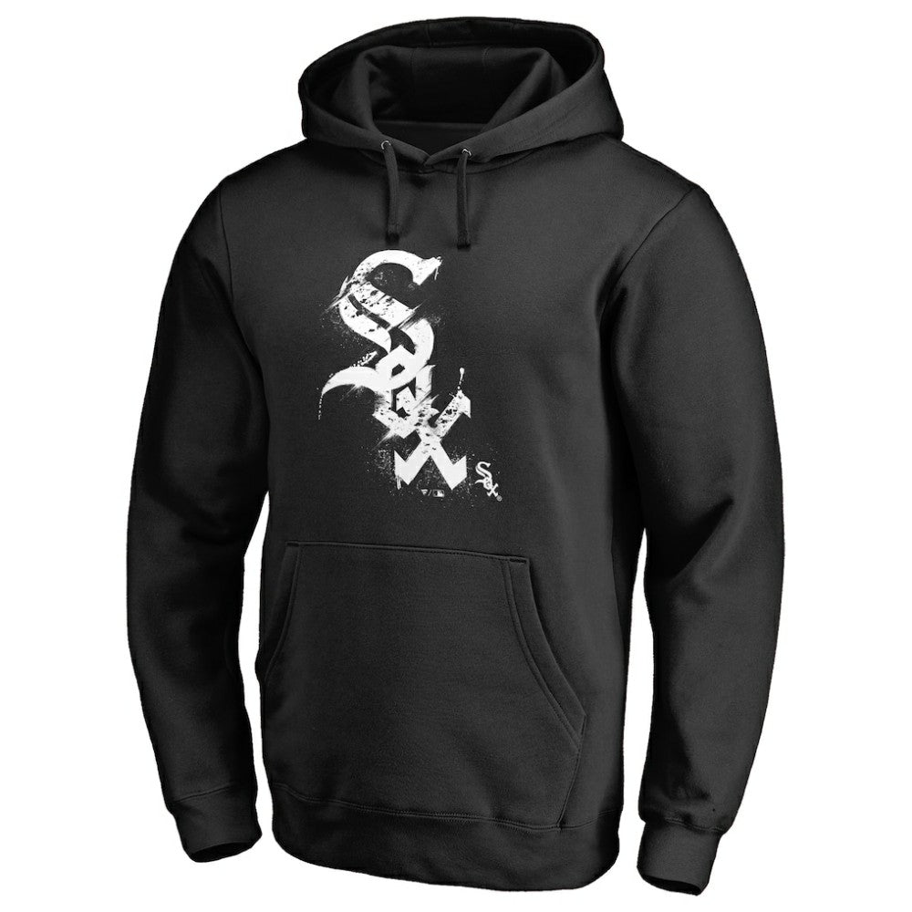 Chicago White Sox Splatter Logo Pullover Hoodie - MLB