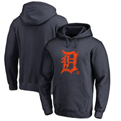 Detroit Tigers Splatter Logo Pullover Hoodie - MLB