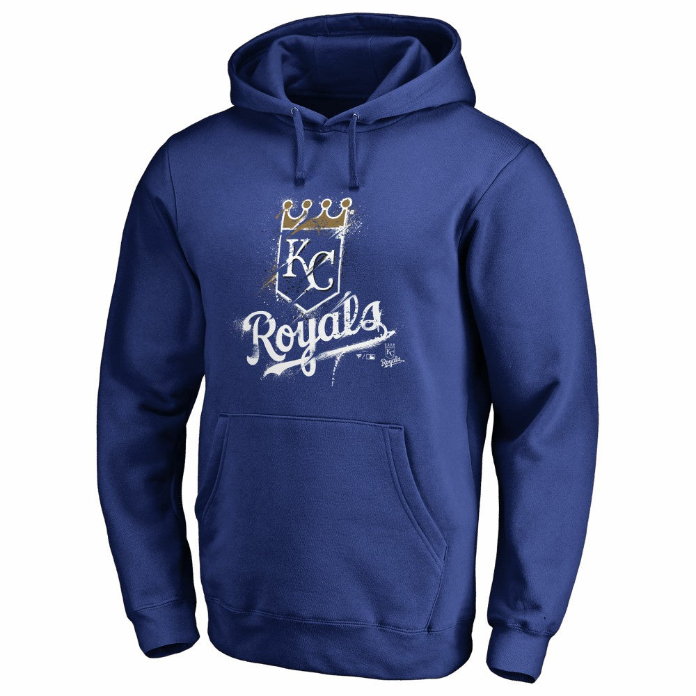 Kansas City Royals Splatter Logo Pullover Hoodie - MLB