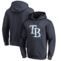 Tampa Bay Rays Splatter Logo Pullover Hoodie - MLB