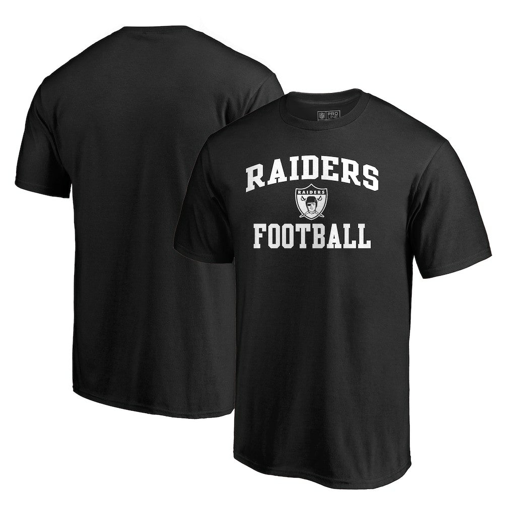 Las Vegas Raiders Vintage Collection Victory Arch T-Shirt Black | NFL