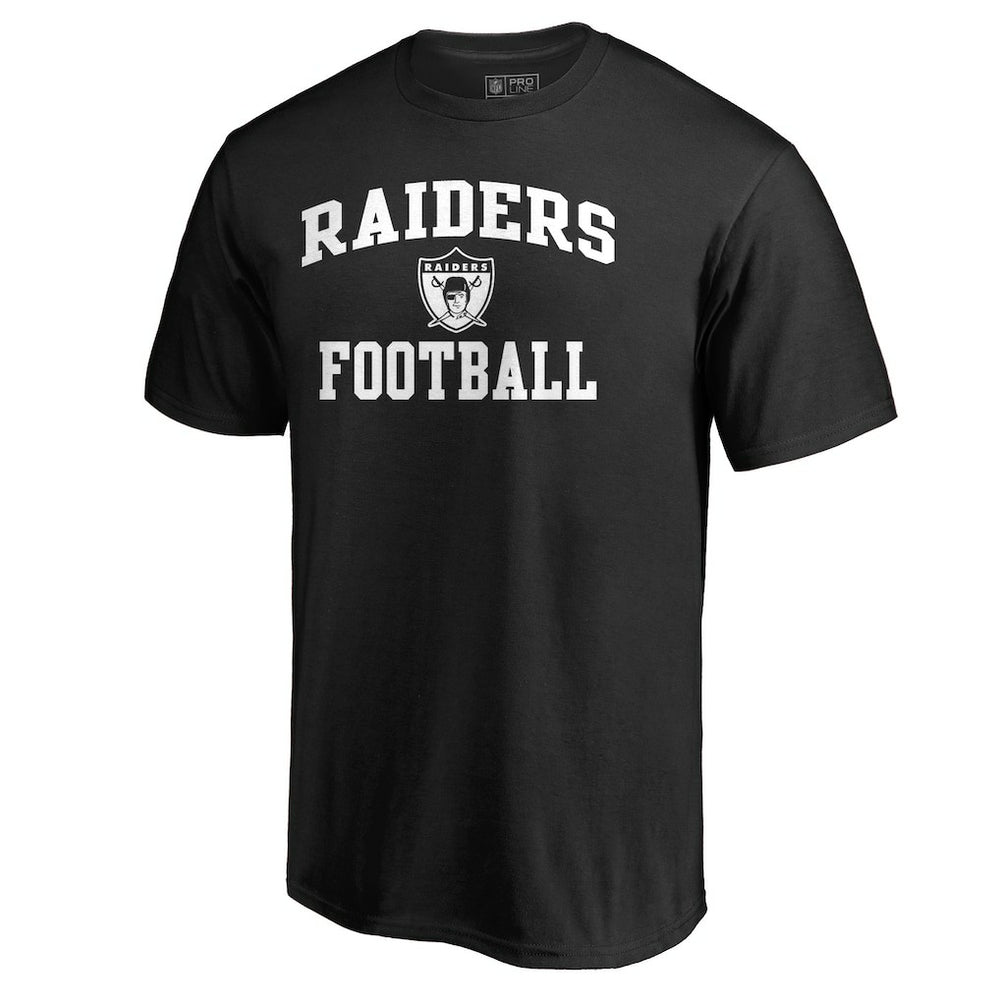 Las Vegas Raiders Vintage Collection Victory Arch T-Shirt Black | NFL