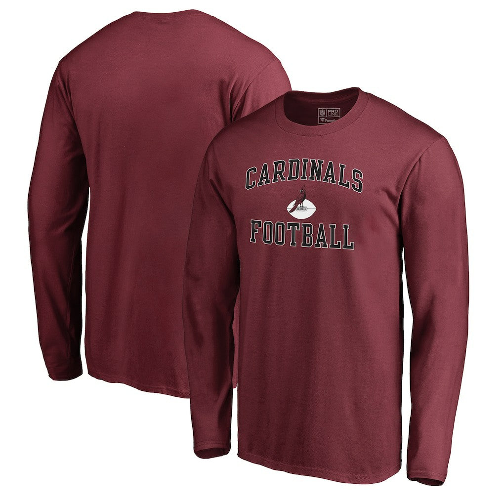 Arizona Cardinals Vintage Collection Victory Arch Long Sleeve T-Shirt Cardinal | NFL