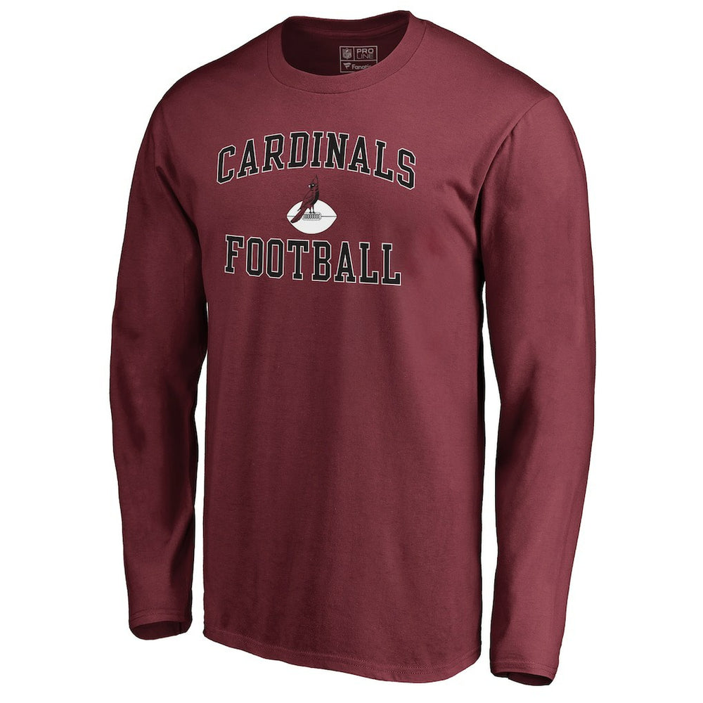 Arizona Cardinals Vintage Collection Victory Arch Long Sleeve T-Shirt Cardinal | NFL