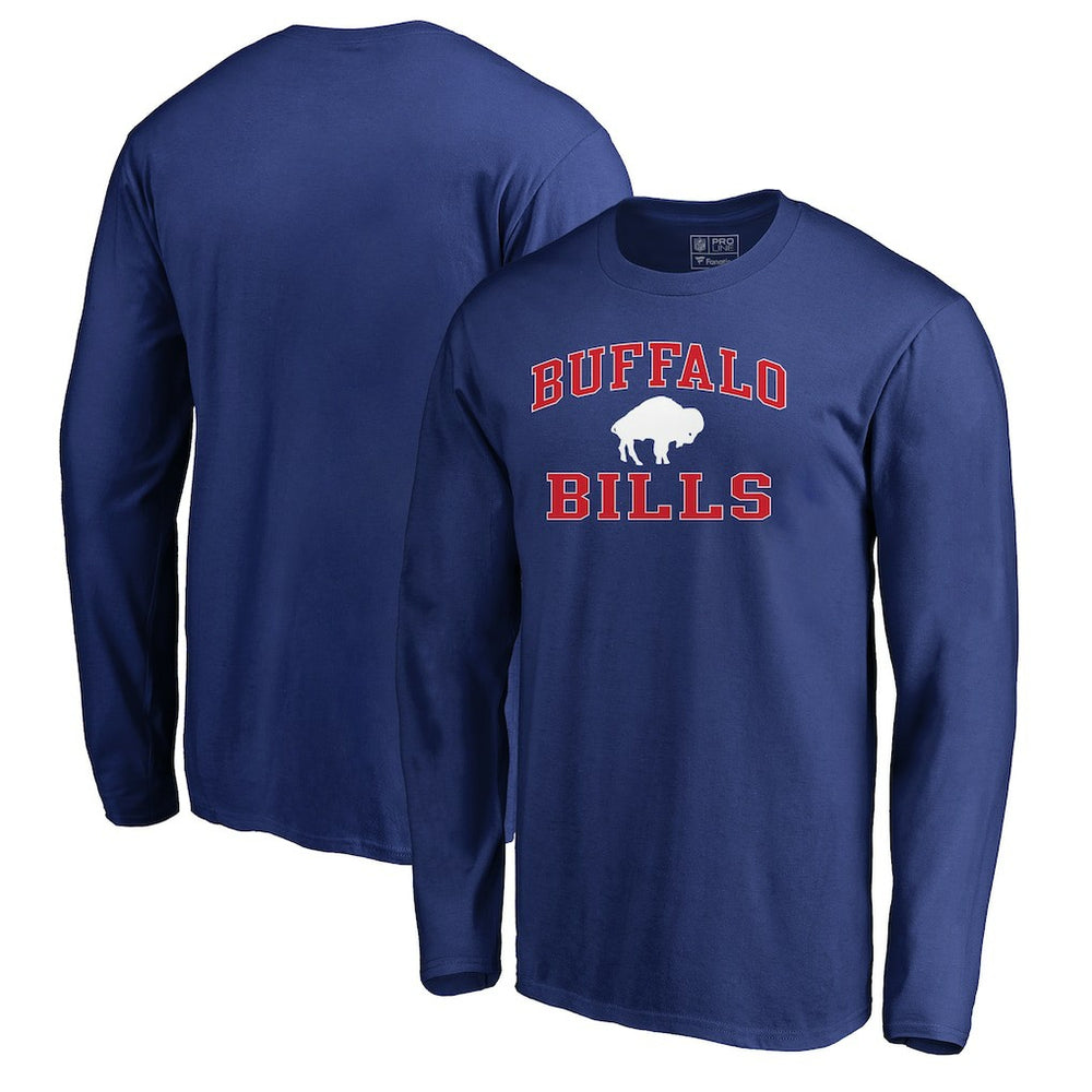 Buffalo Bills Vintage Collection Victory Arch Long Sleeve T-Shirt Royal | NFL