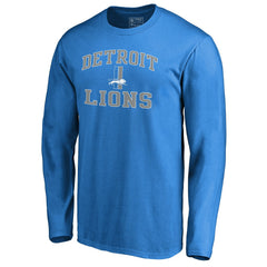 Detroit Lions Vintage Collection Victory Arch Long Sleeve T-Shirt Blue | NFL