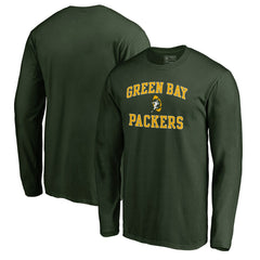 Green Bay Packers Vintage Collection Victory Arch Long Sleeve T-Shirt Green | NFL