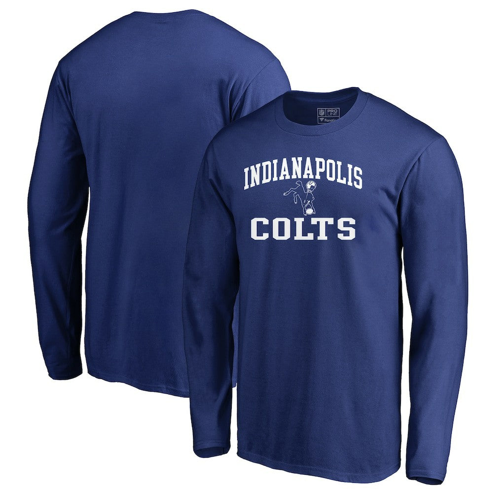 Indianapolis Colts Vintage Collection Victory Arch Long Sleeve T-Shirt Royal | NFL
