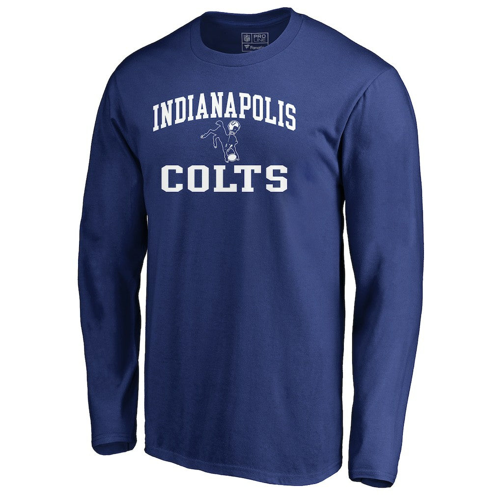 Indianapolis Colts Vintage Collection Victory Arch Long Sleeve T-Shirt Royal | NFL
