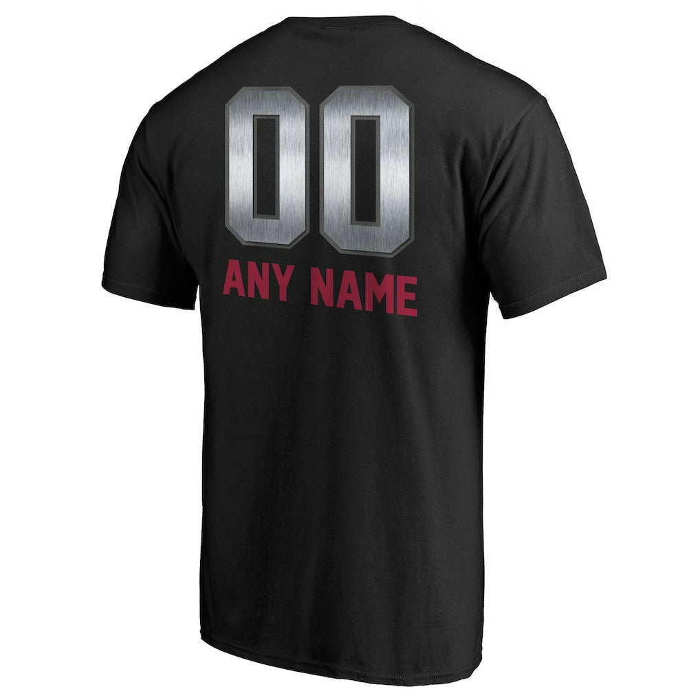 Arizona Cardinals Personalized Midnight Mascot T-Shirt Black | NFL