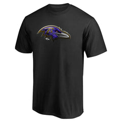 Baltimore Ravens Personalized Midnight Mascot T-Shirt Black | NFL