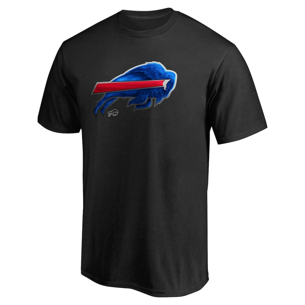 Buffalo Bills Personalized Midnight Mascot T-Shirt Black | NFL
