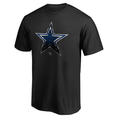 Dallas Cowboys Personalized Midnight Mascot T-Shirt Black | NFL
