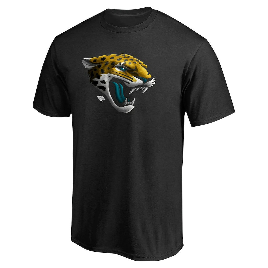 Jacksonville Jaguars Personalized Midnight Mascot T-Shirt Black | NFL