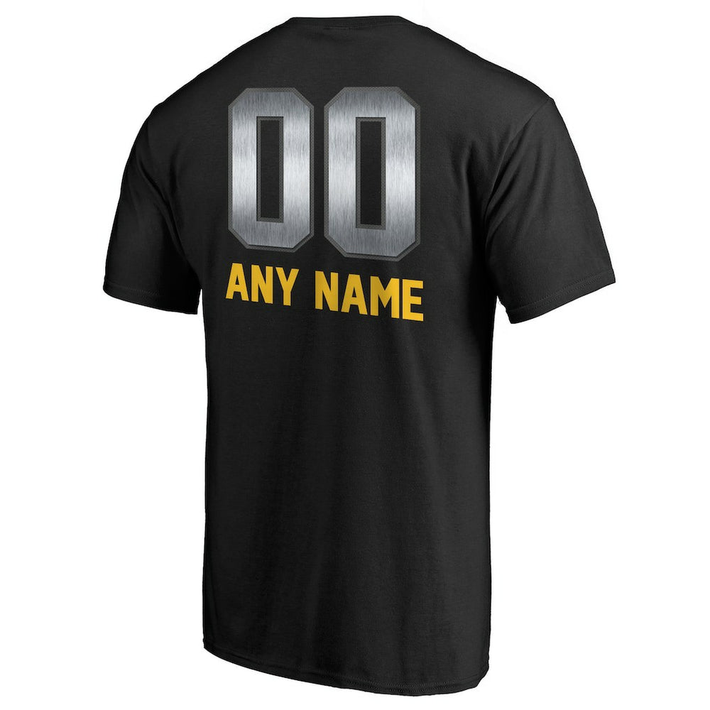Minnesota Vikings Personalized Midnight Mascot T-Shirt Black | NFL