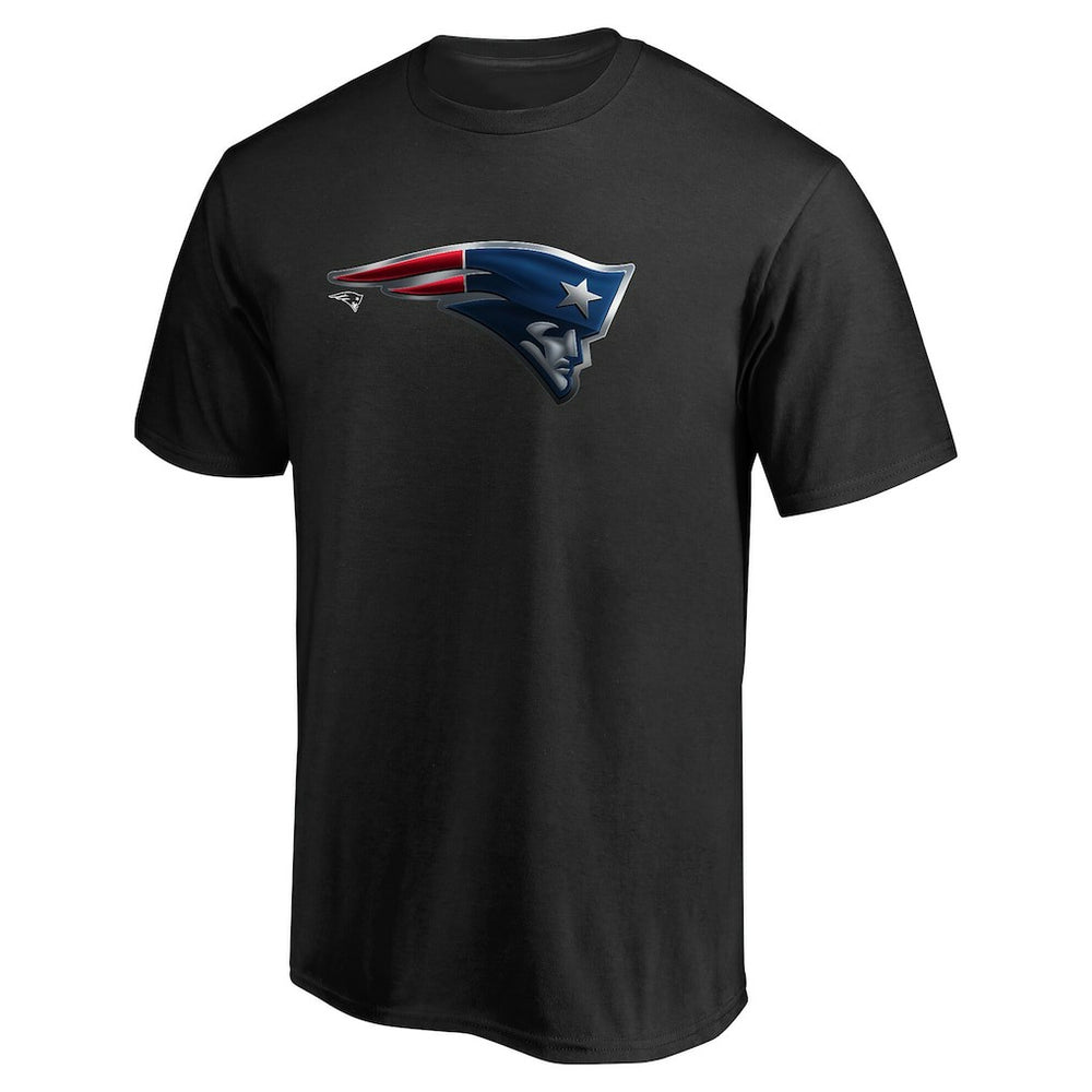 New England Patriots Personalized Midnight Mascot T-Shirt Black | NFL